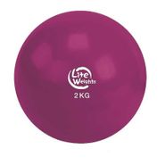 Медбол 2 кг 1702LW, вишня Lite Weights