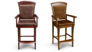 Стул бильярдный дуб (№4,Ткань Vilvet Lux,78 Velvet-Lux) СтБ.Дб#№4,78VL