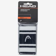 Напульсники HEAD 5" striped, 285874-NVWH, ширина 12,7 см, 90% нейлон,10% эластан, пара, т.сине-белый 5'' HEAD 285874-NVWH