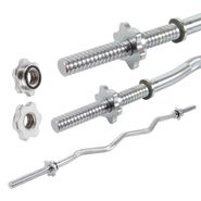 Гриф W-образный Start Up HY-B-021 Д25мм, дл1,19м, макс.вес 150кг + 2 замка-гайки Start Up 371366