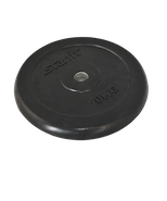 Диск обрезиненный Core BB-202 d=26 мм, стальная втулка, черный, 10 кг Starfit УТ-00018807