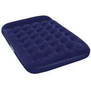 Кровать надувная Bestway 2 местн. флок, ножной насос 67225 синий 191х137x28см Bestway 87929