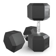 Гантель гексагональная UNIX Fit обрезиненная 45 кг, 2 шт. UNIX Fit™ DBHEX45x2