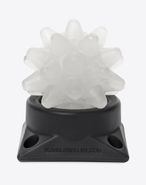 Массажный мяч с подставкой RUMBLEROLLER Original Beastie Ball стандартный, серый