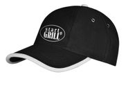 Бейсболка черная с нанесением логотипа Start Grill SG-BC