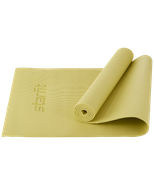 Коврик для йоги и фитнеса FM-101, PVC, 173x61x0,6 см, желтый пастель Starfit УТ-00018904