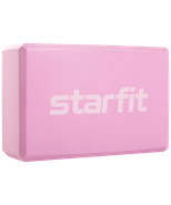 Блок для йоги Core YB-200 EVA, розовый пастель Starfit УТ-00018924