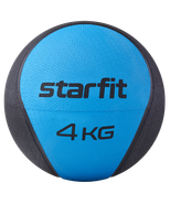 Медбол высокой плотности GB-702, 4 кг, синий Starfit УТ-00018937