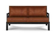 Диван Fusion ясень МДФ (Grey_bristol,Винилискожа (Mahogany) цвет № 202,Винилискожа Mahogany)