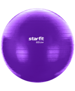 Фитбол GB-108 антивзрыв, 1000 гр, фиолетовый, 65 см Starfit УТ-00020575