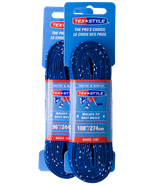 Шнурки для коньков с пропиткой W925, пара, 2,74 м, синие Tex Style УТ-00007792