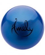 Мяч для художественной гимнастики Amely AGB-301 15 см синий УТ-00019931
