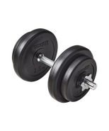 Гантель разборная пластиковая в коробке DB-720, 9,5 кг BASEFIT ЦБ-00001679