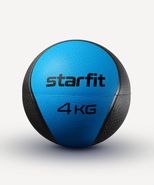 Медбол высокой плотности GB-702, 4 кг, синий Starfit УТ-00018937