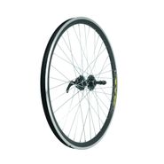 Колесо 27,5" заднее, обод двойной алюм. б/пист. чёр., алюм. втулка с пром. подшипниками , под диск 6 ВЕЛООЛИМП ZXX18488