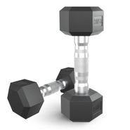 Гантель гексагональная UNIX Fit обрезиненная 2,5 кг, 2 шт. UNIX Fit™ DBHEX2_5x2