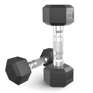 Гантель гексагональная UNIX Fit обрезиненная 2,5 кг, 2 шт. UNIX Fit™ DBHEX2_5x2