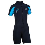 Гидрокостюм для плавания женский SALVAS Shorty Sirene Lady MS0060-M чёрно-голубой M SALVAS MS0060-M