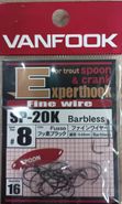 Крючки VANFOOK SP-20K fusso black #8