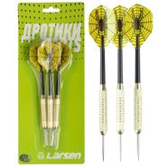 Дротики Larsen DG81021, сталь с обработкой "под латунь", 3 шт., 18 г Larsen 368898