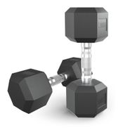 Гантель гексагональная UNIX Fit обрезиненная 10 кг, 2 шт. UNIX Fit™ DBHEX10x2