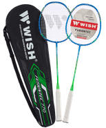 Набор для бадминтона Fusiontec 770K, 2 ракетки, синий/зеленый Wish УТ-00014742