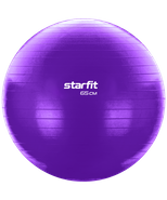 Фитбол STARFIT Core GB-104 антивзрыв, 1000 гр, фиолетовый, 65 см Starfit УТ-00018966