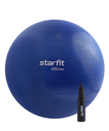Фитбол GB-109 антивзрыв, 1500 гр, с ручным насосом, темно-синий, 85 см Starfit УТ-00020234