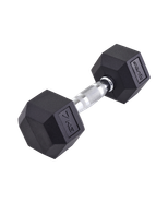 Гантель гексагональная DB-301 7 кг, обрезиненная, черный Starfit УТ-00019788