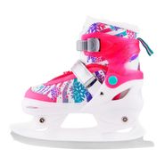 Раздвижные коньки CK-SK1116 Pink (светящийся ремешок в подарок) (L (37-40))