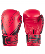 Перчатки боксерские Insane ODIN ПУ красный 10 oz УТ-00020333