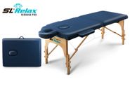 Массажный стол Relax Nirvana Pro синяя кожа SLR-11