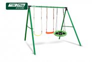 Качели SLP SYSTEMS 3 секции + лодочка красное + Качеля TS40 + сиденье гибкое желтое Start Line slpmk3-bnf
