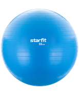 Фитбол GB-104, 55 см, 900 гр, без насоса, голубой, антивзрыв Starfit УТ-00016536