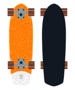 Круизер деревянный Orange 28.5 x 8.25 Ridex УТ-00018545