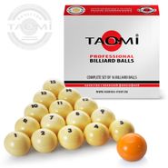 Шары TAO-MI PROFESSIONAL 68 мм Желтый биток BBTA68-YC