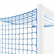 Сетка футб. 1020-02, a:7.5 b:2.5 c:1.3 d:2.0м, нить 2,0 мм полиэтилен, яч. 10*10 см, узловая, синяя Дл. 7,50 м, выс. 2,50 м, глуб. верх. 1,30 м, глуб. нижн. 2,00 м