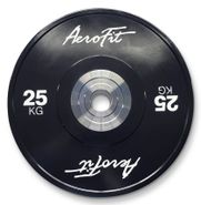 AeroFit AFBD 25 кг бамперные диски для кроссфита, черные