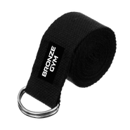 Ремень для йоги BRONZE GYM,3.8x183см. Bronze Gym BG-FA-YSB