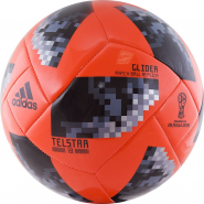 Мяч футбольный ADIDAS WC2018 Telstar Glider CE8098 размер 5 красн-серо-черн