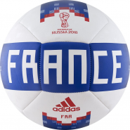 Мяч футбольный ADIDAS WC2018 Capitano FFF CF2325 размер 5 бело-сине-красный