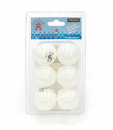 Мячи Dragon Training Silver 1* New (6 шт, бел.) в блистере