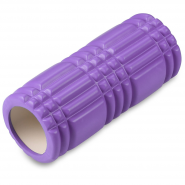 Ролик для йоги 140х330 мм ЭВА-ПВХ-АБС фиолетовый E32578-4  10015435