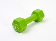 Гантель в виниловой оболочке 3 кг (Цвет - зеленый) Original FitTools FT-VWB-3