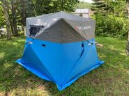 Накидка на половину палатки HIGASHI Pyramid Half tent rain cover #Grey