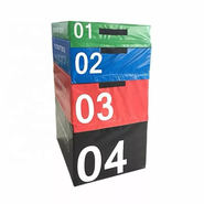 Комплект плиометрических боксов 90х75 высотой 15-30-45-60 см OKPRO OK0049F (15.30.45.60)