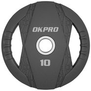 Диск олимпийский обрезиненный 10 кг OKPRO OKPRO OK2005C-1000