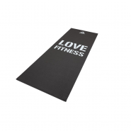 Тренировочный коврик (мат) Reebok для фитнеса тонкий Love черный RAMT-11024BKL