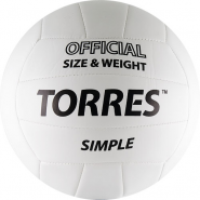 Мяч волейбольный любительский TORRES Simple V30105 размер 5
