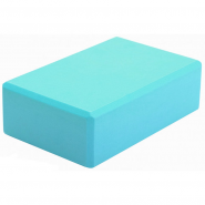 Блок для йоги полумягкий (голубой) 76х152х228мм из вспенненого эва 10015426 